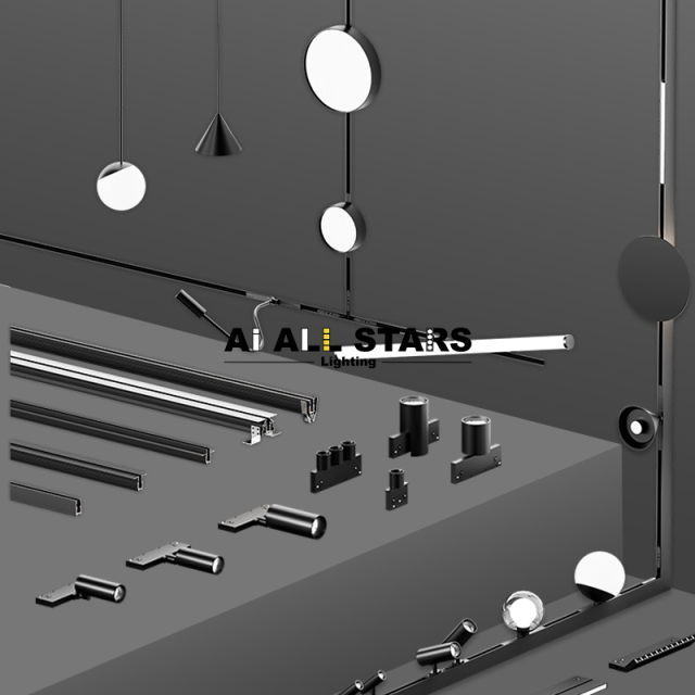 Smart Control Beam Angle Adjustable Magnetic Focusing Track Light