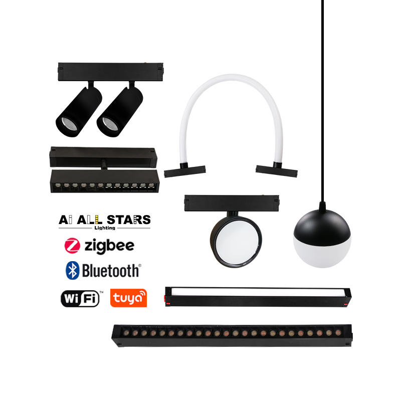 25M Modern Indoor 3 Color Changeable Magnetic Flood Light