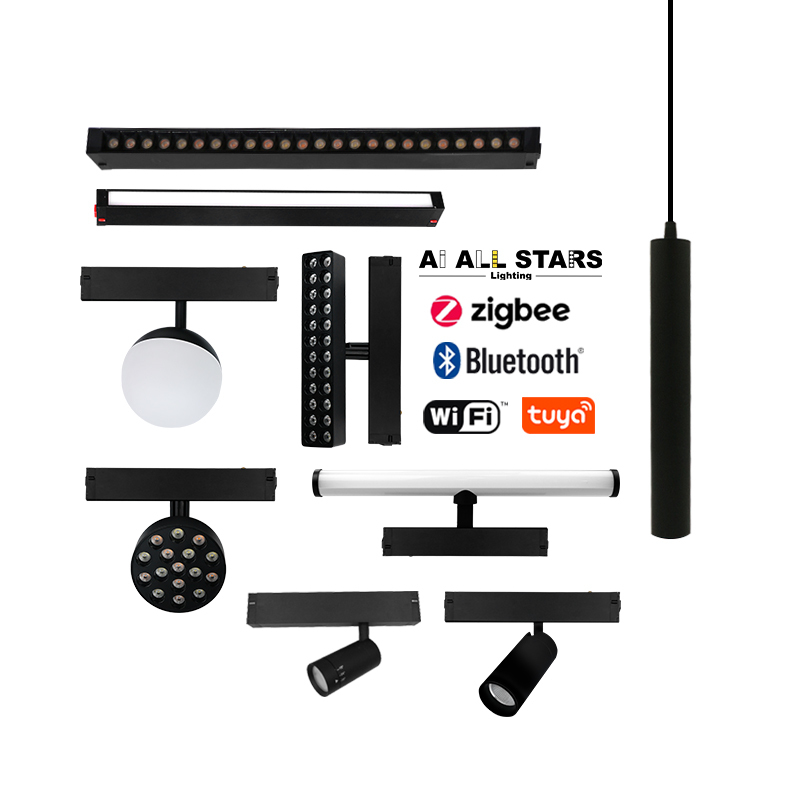 25M Modern Indoor 3 Color Changeable Magnetic Flood Light