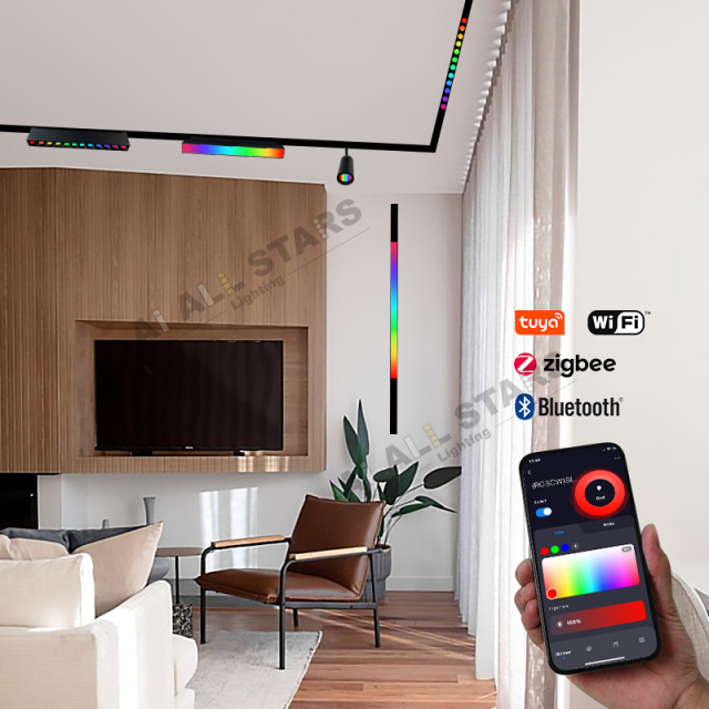 Low Voltage Commercial RGBCW Magnetic Foldable Grille Light