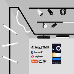 Surface Mounted 48V Smart Control Magnetic Spot Light