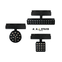 48V Modern Intelligent System Magnetic Square Grille Light