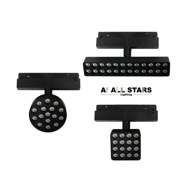 48V Modern Intelligent System Magnetic Square Grille Light