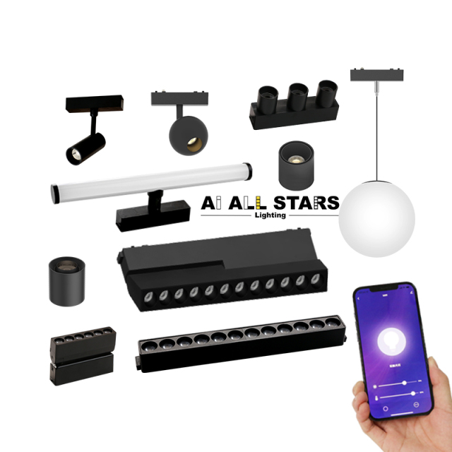 Smart Control 48V Ultra-thin Magnetic Folding Grille Light