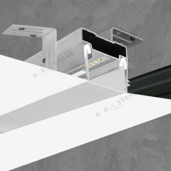 AS-D10 Interior Decoration OEM ODM Led Strips Stretch Ceiling Profile