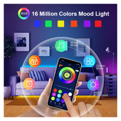 RGB Bluetooth Control Music Led Light Strip Wholesale