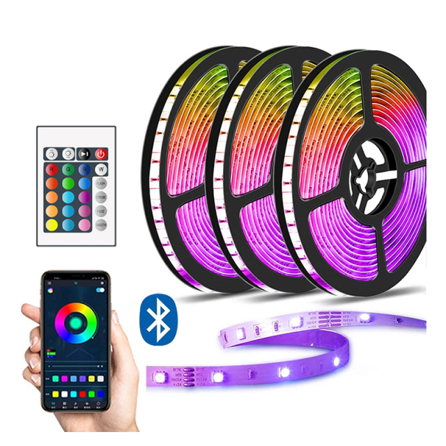 RGB Bluetooth Control Music Led Light Strip Wholesale