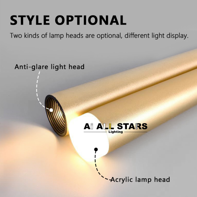 Custom Bedroom Anti-glare Freely Adjustable Pendant Lights