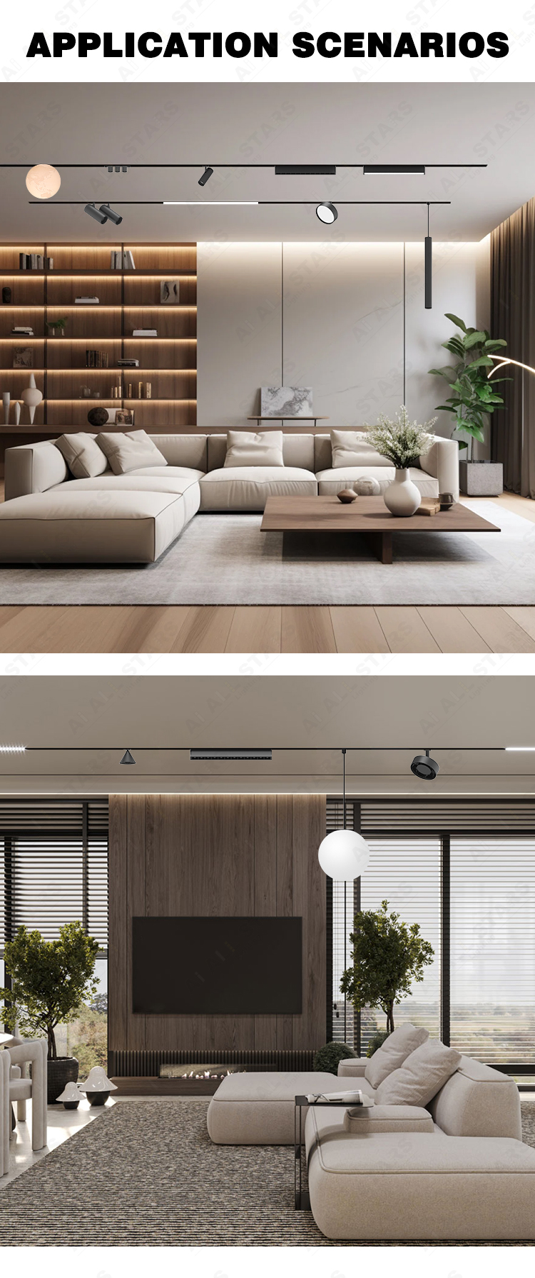 10mm magnetic track light application scenarios