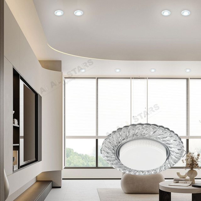 AS-1473 Epoxy Resin + Iron Led Gx53 4000K Spotlight Housing