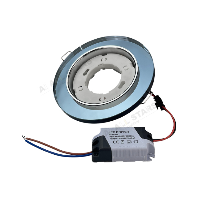 AS-1474 Glass Iron Hotel Commercial Gx53 Spotlight Housing