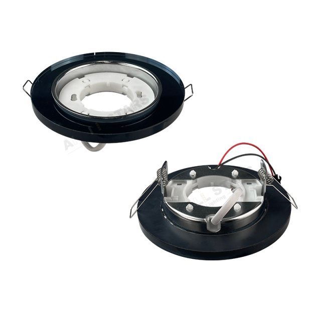 AS-1474 Glass Iron Hotel Commercial Gx53 Spotlight Housing