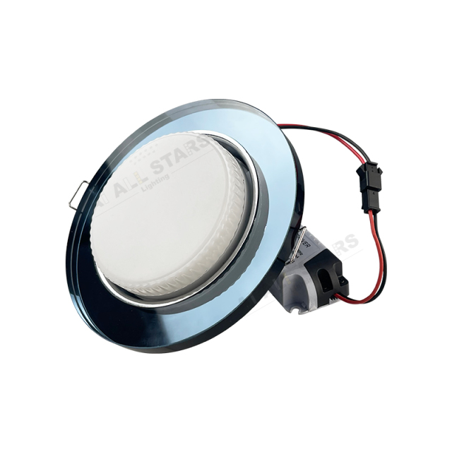 AS-1474 Glass Iron Hotel Commercial Gx53 Spotlight Housing