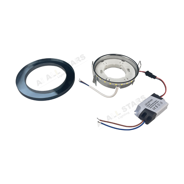 AS-1474 Glass Iron Hotel Commercial Gx53 Spotlight Housing