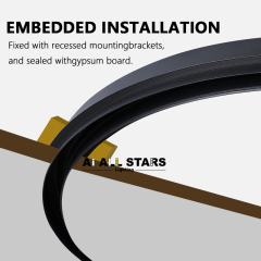48V surface mount magnetic rail