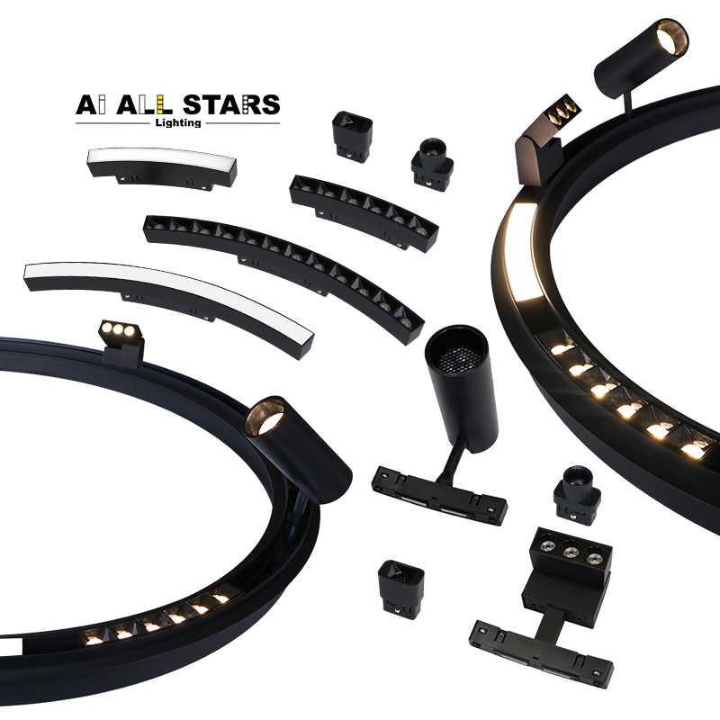 48V Magnetic Track Light for Circular Magnetic Track Light