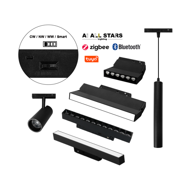 Dimmable 4 dip switch magnetic spotlight