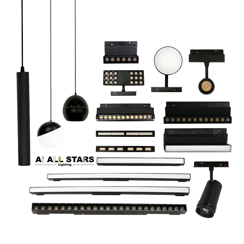 Save energy 48V Magnetic track Light