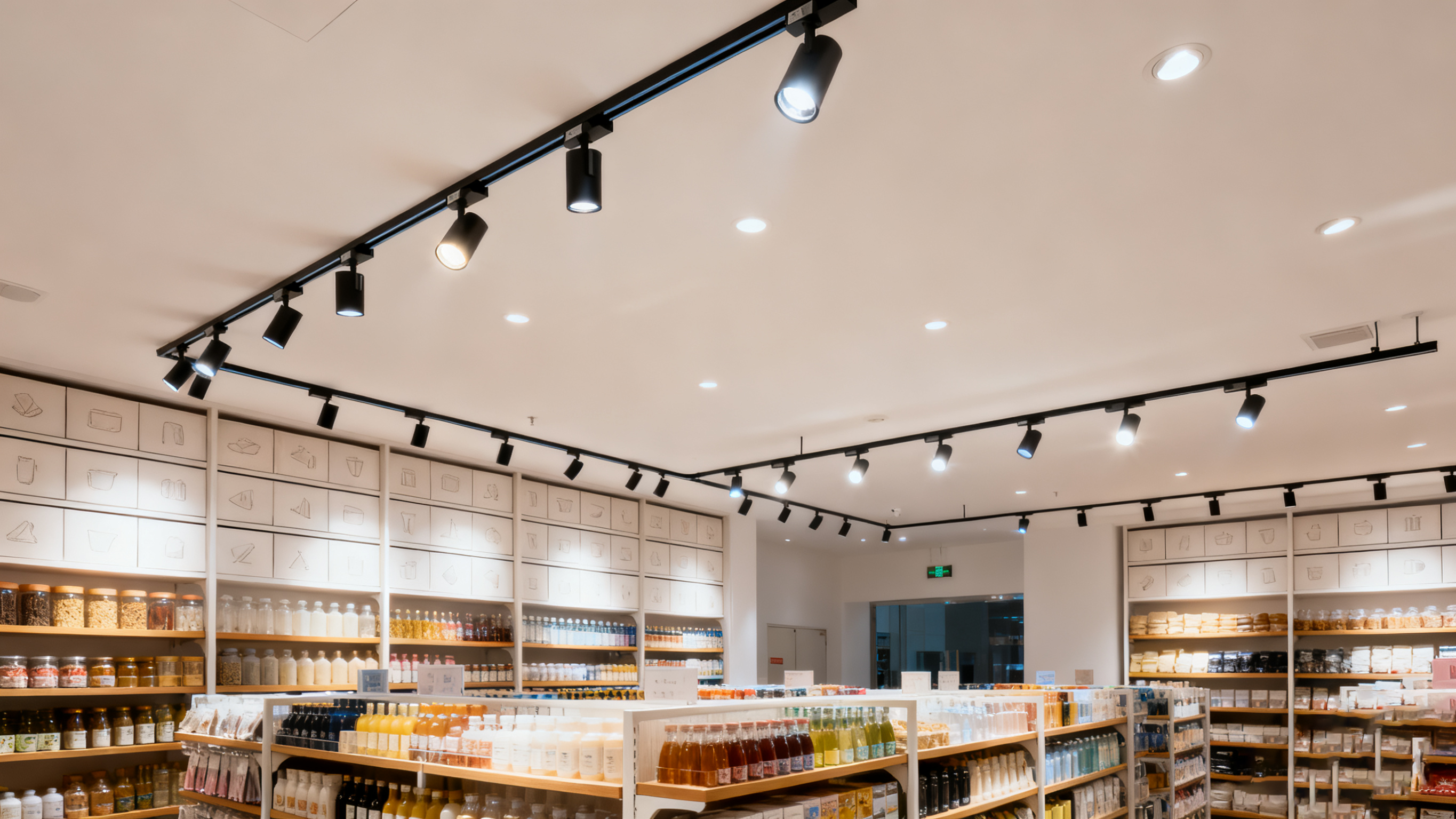 Smart Magnetic Track Light in store