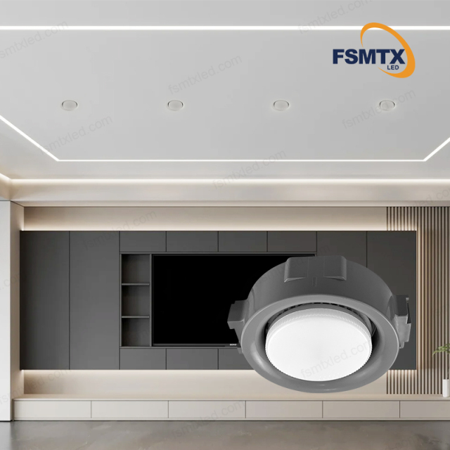 Stretch Ceiling Gx53 Embedded Installation Light Housing