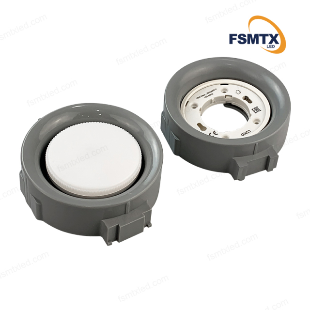 Stretch Ceiling Gx53 Embedded Installation Light Housing