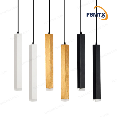 COB Commercial Office Square Nordic Linear  Pendant Light