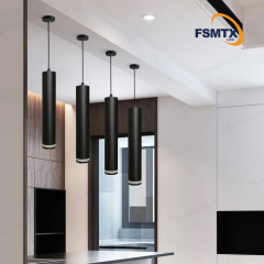 Cylindrical Pendant Light Fixtures For Kitchen Island