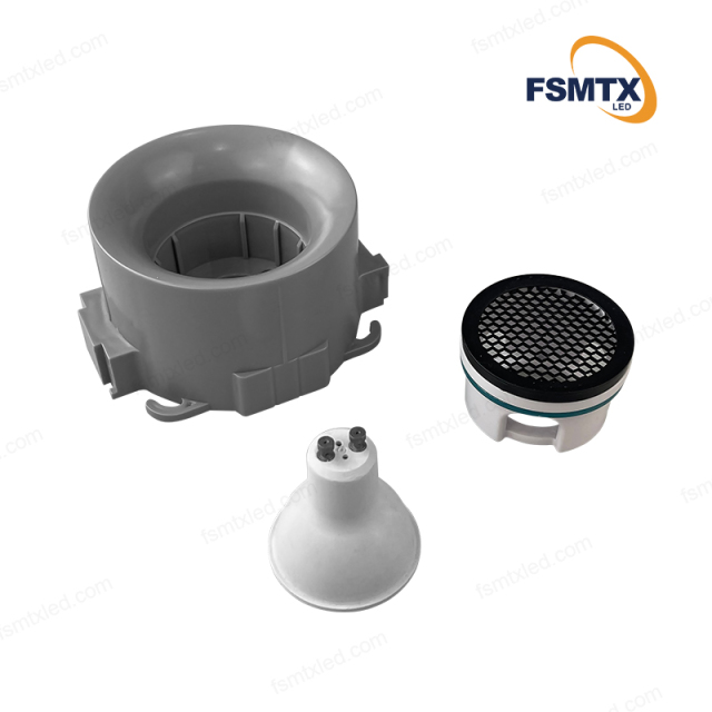 Hotel Seamless Stretch Ceiling Anti-glare Downlight Housing