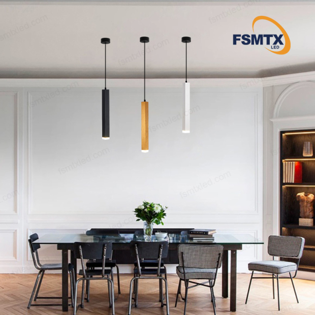 COB Commercial Office Square Nordic Linear  Pendant Light