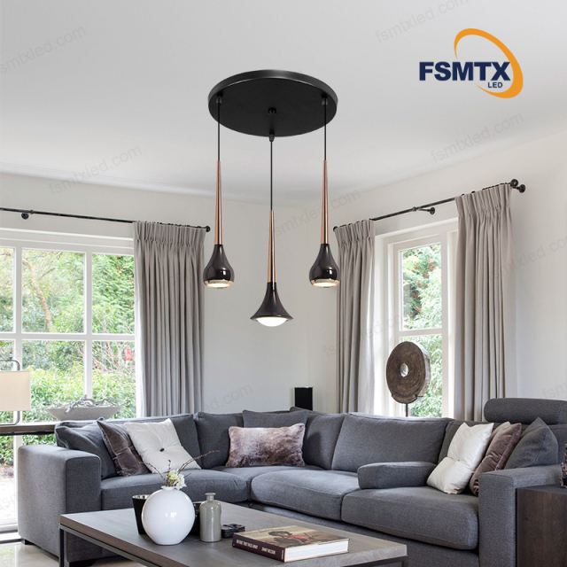 Factory Direct Indoor Decorative Black Pendant Light