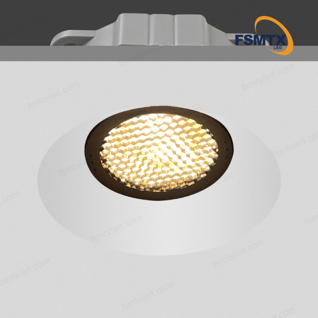 Hotel Seamless Stretch Ceiling Anti-glare Downlight Housing
