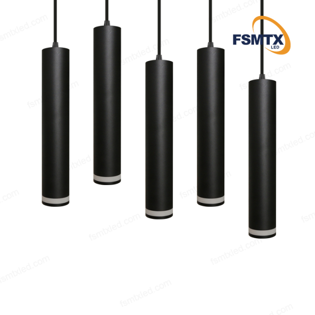 Cylindrical Pendant Light Fixtures For Kitchen Island