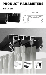 AS-C14 decorative pvc ceiling profile