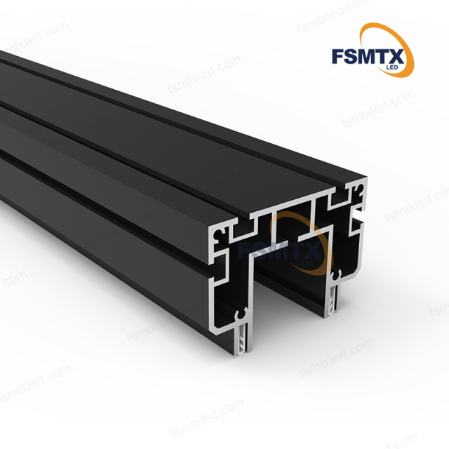 AS-C12 Commercial Decoration Curtain Stretch Ceiling Profile