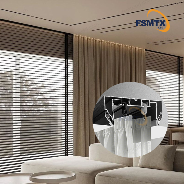 simple stretch ceiling aluminium profiles