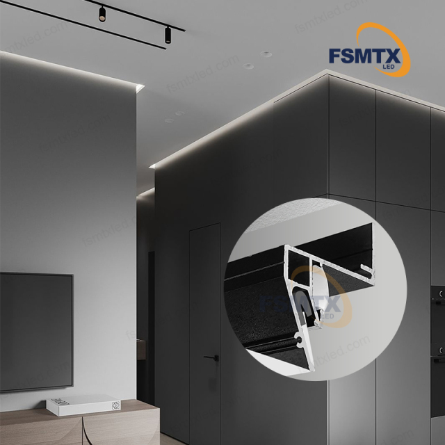 AS-D15 kuawai Hot-sale LED Stretch Ceiling Profile