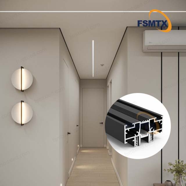 Apartment PVC Ceiling Led Stretch Ceiling Profile