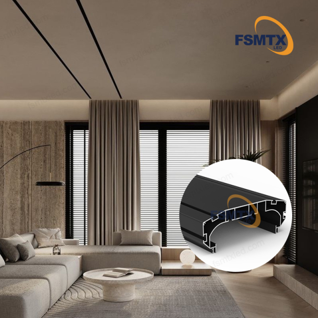 office false ceiling stretched ceiling aluminium profiles