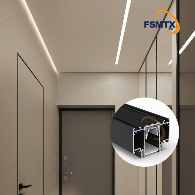 shopping mall Commercial Strip Stretch Ceiling Profile