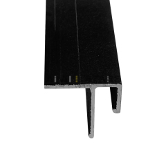 Black custom Wall Stretch Ceiling Profile