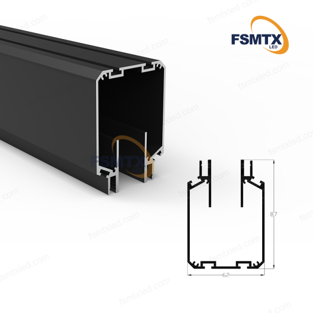 AS-S30 Hidden Wires PVC Ceiling Stretch Ceiling Profile