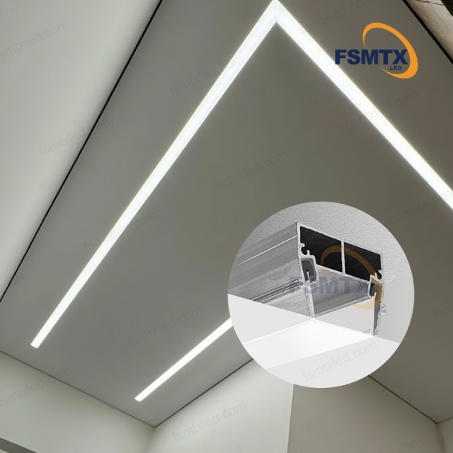 hotels use light strip stretch ceiling profile