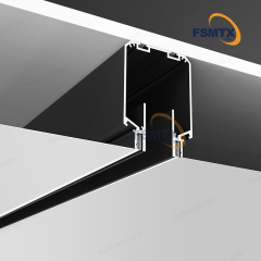 Surface install wall stretch ceiling proile