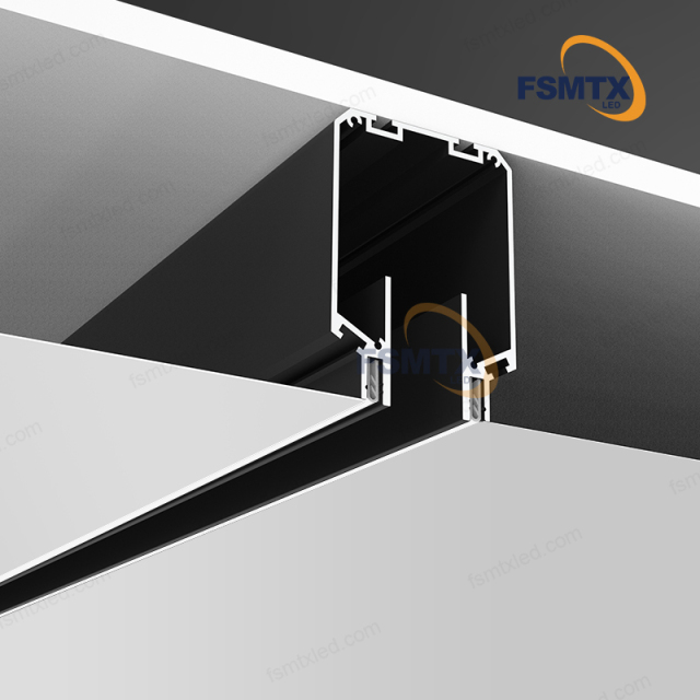 Surface install wall stretch ceiling proile