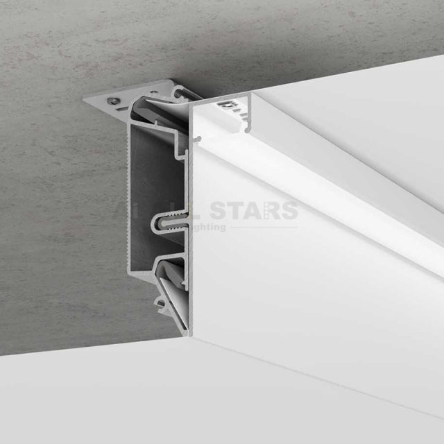 Durable wall stretch ceiling profile