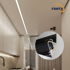 simple pvc ceiling wall stretch ceiling profile