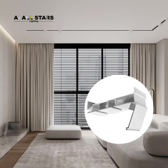 indoor decoration Curtain Stretch Ceiling Profile