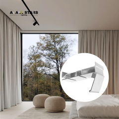 Pvc Seamless Ceiling Curtain Stretch Ceiling Profile