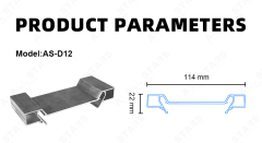 AS-D12 Float Lighting Ceiling Led Stretch Ceiling Profile