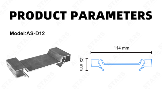 AS-D12 Float Lighting Ceiling Led Stretch Ceiling Profile